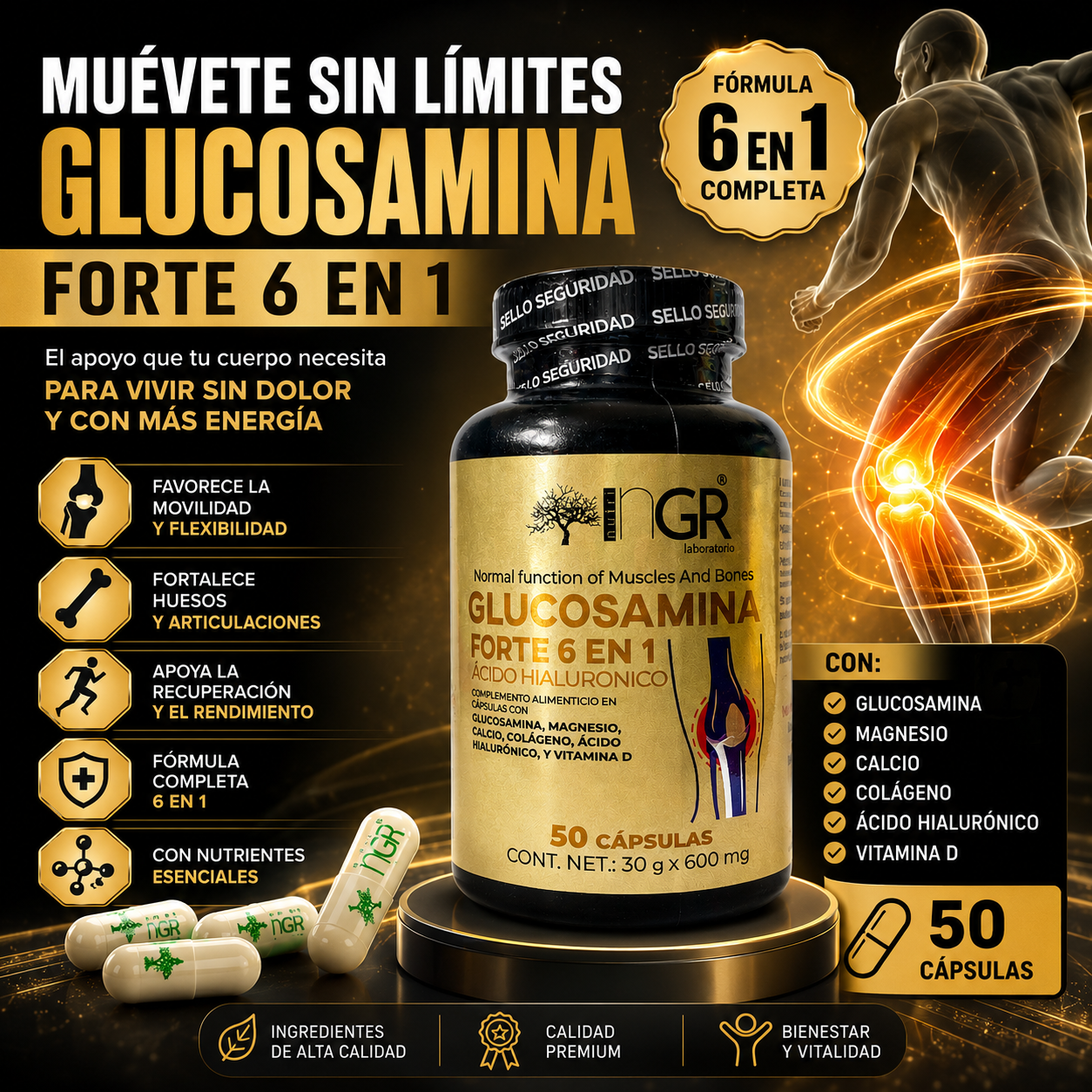 Glucosamina Forte 6 en 1